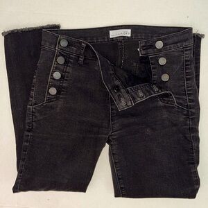 LOFT Modern Skinny High Waisted Black Jean